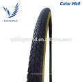 Yellow Color Wall Less Rolling Resistance Bicycle Tire